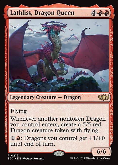Lathliss, Dragon Queen 2018 Magic: The Gathering Core Set 2019