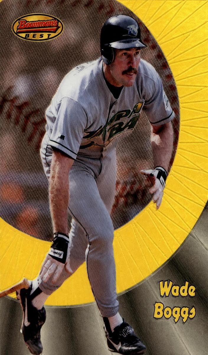 Wade Boggs 1998 bowman Bowman's Best