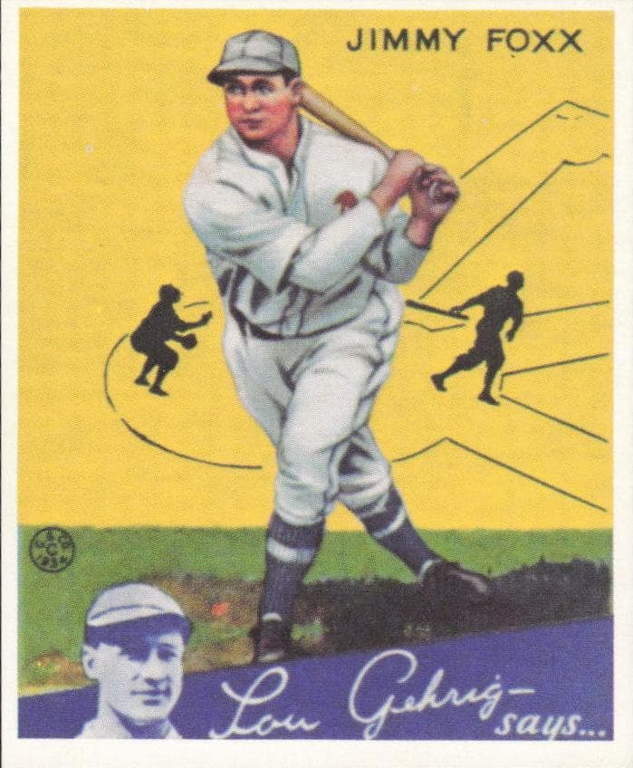 Jimmie Foxx 1934 unknown Goudey