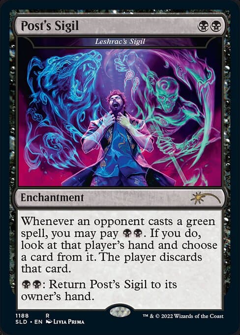 Leshrac's Sigil 2019 Magic: The Gathering Secret Lair Drop