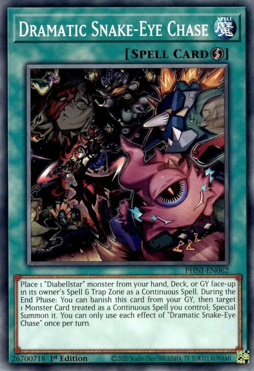 Dramatic Snake-Eye Chase 2024 Yu-Gi-Oh! Phantom Nightmare