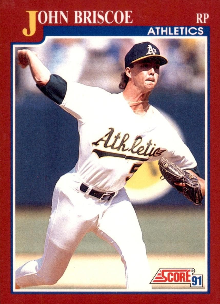 John Briscoe 1991 panini Score Rookie & Traded