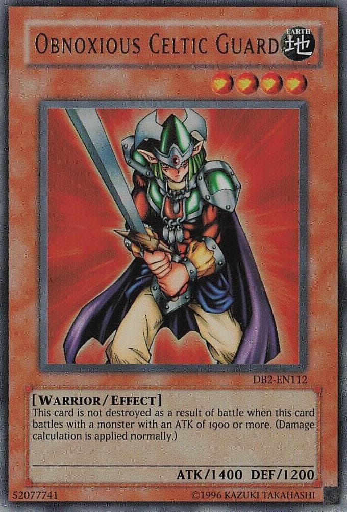 Obnoxious Celtic Guard 2005 Yu-Gi-Oh!