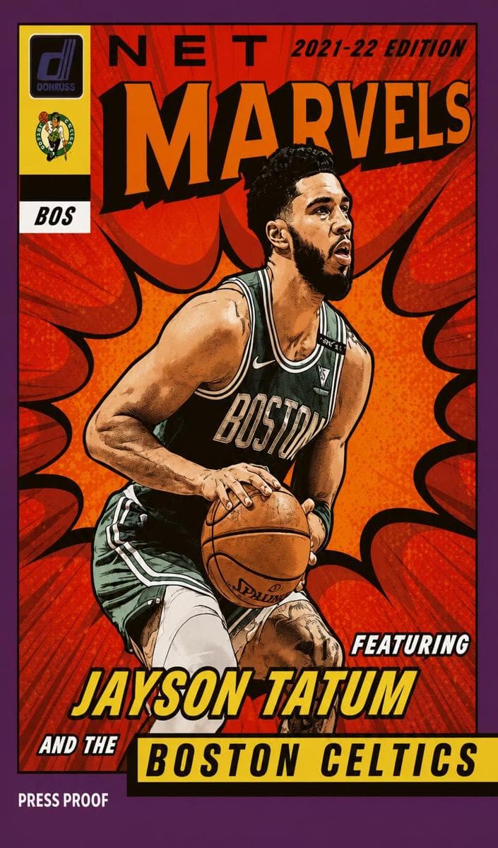 Jayson Tatum 2021 panini Donruss