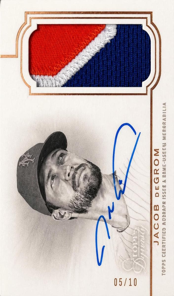 Jacob deGrom 2020 topps Topps Dynasty