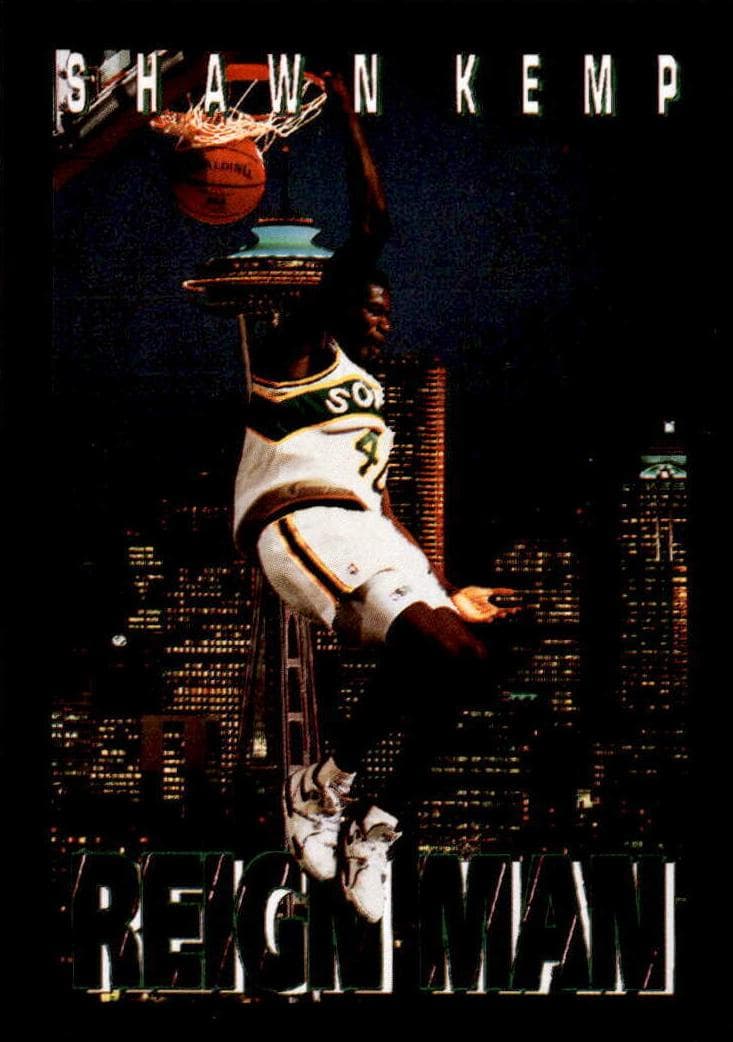 Shawn Kemp 1993 fleer SkyBox Premium