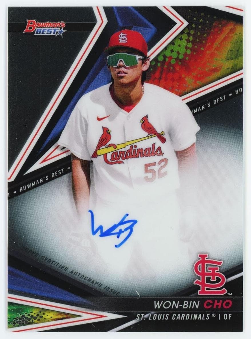 Won-Bin Cho 2022 bowman Bowman's Best