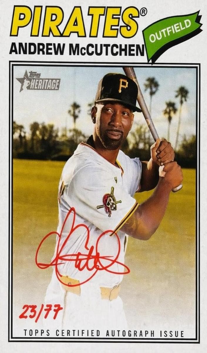 Andrew McCutchen 2026 topps Topps Heritage