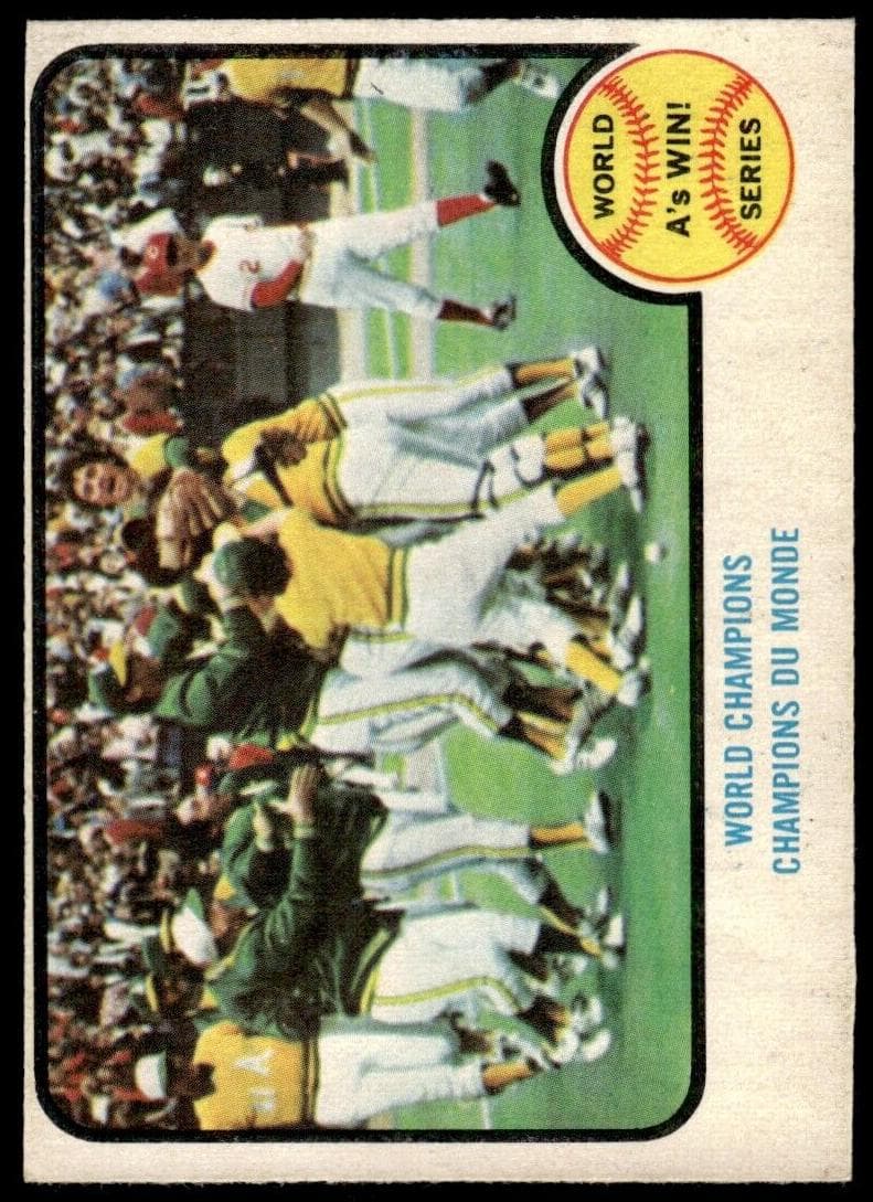 World Champions 1973 topps O-Pee-Chee
