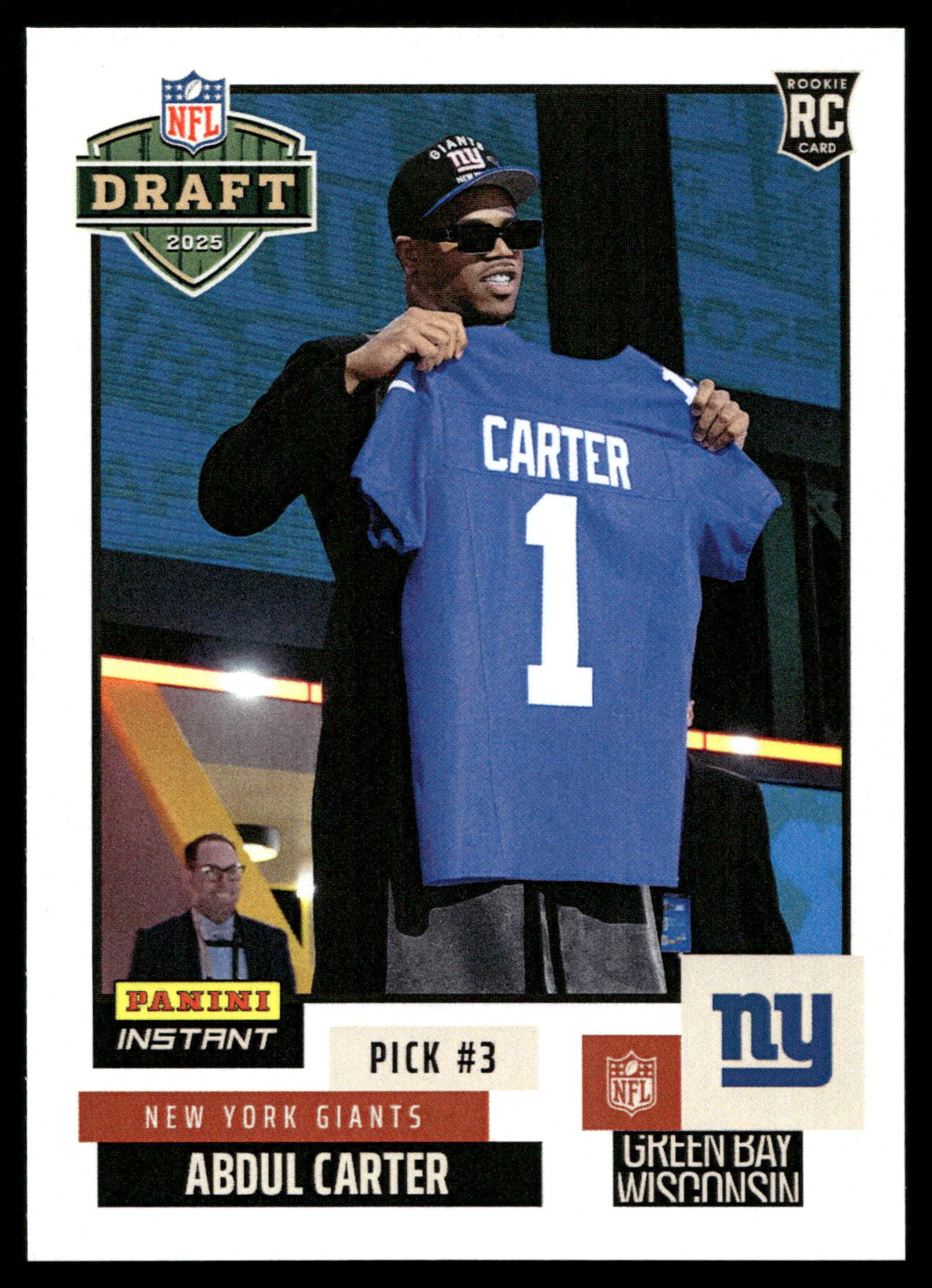Abdul Carter 2025 panini