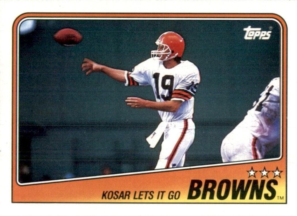 Browns Team Leaders - Bernie Kosar 1988 topps Topps