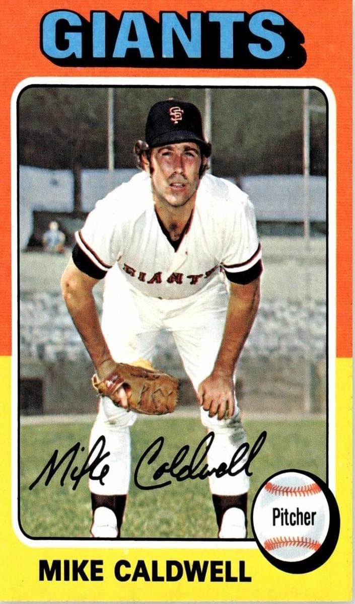 Mike Caldwell 1975 topps Topps