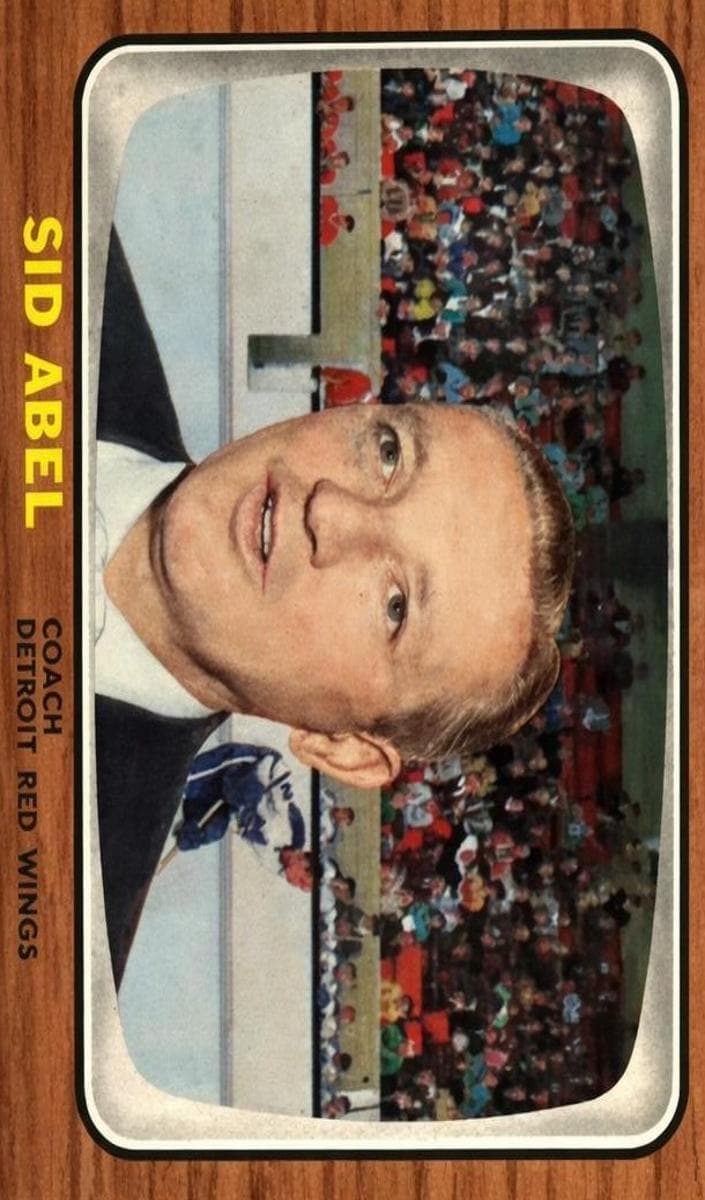 Sid Abel 1966 topps Topps