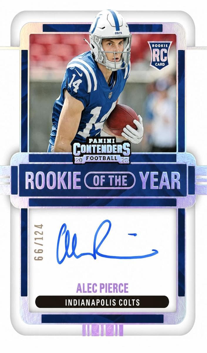 Alec Pierce 2022 panini Panini Contenders