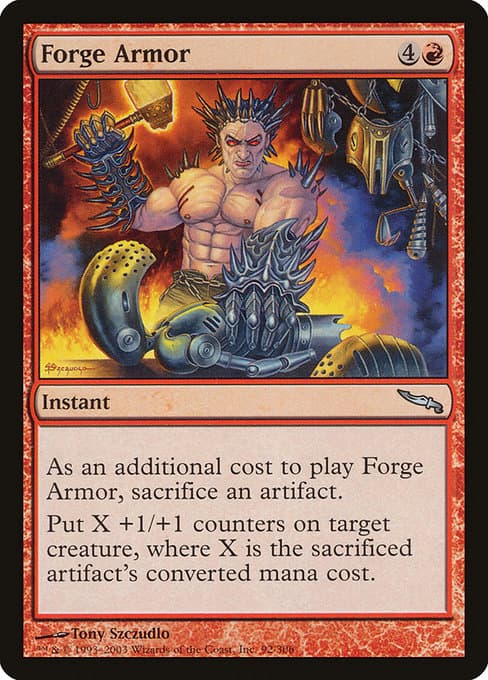 Forge Armor 2003 Magic: The Gathering Mirrodin
