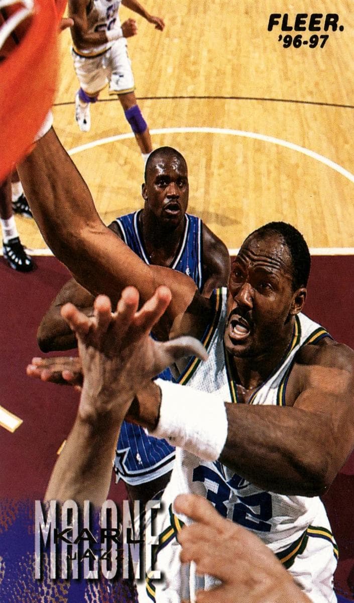 Karl Malone 1996 fleer