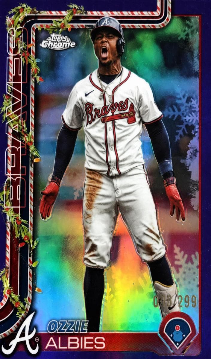 Ozzie Albies 2025 topps Holiday