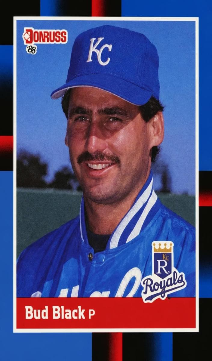 Bud Black 1988 panini Donruss