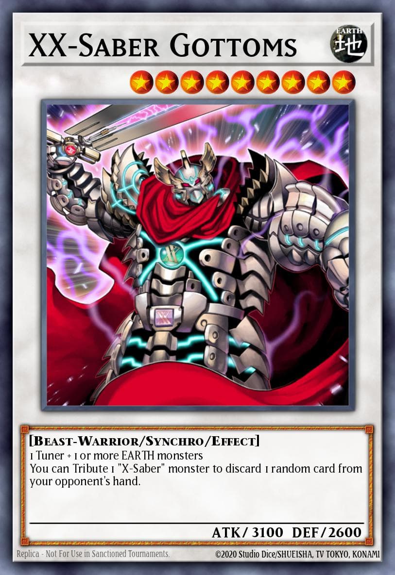 XX-Saber Gottoms 2009 Yu-Gi-Oh! Ancient Prophecy