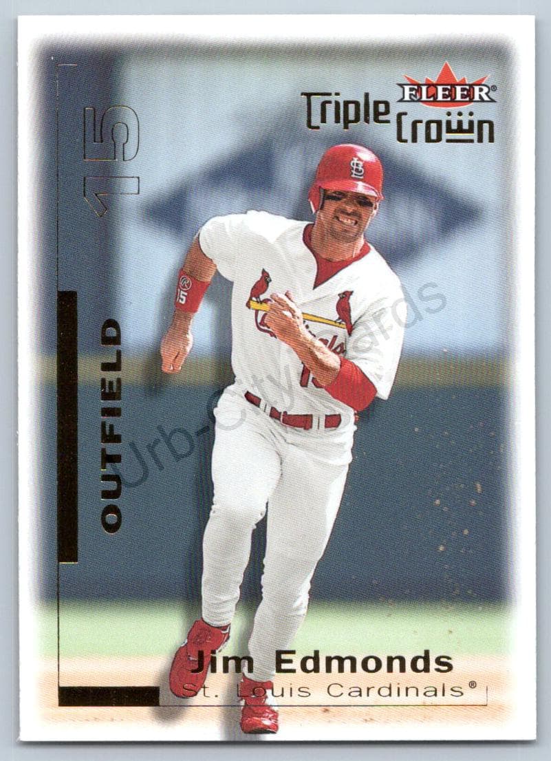 Jim Edmonds 2001 fleer Fleer Triple Crown