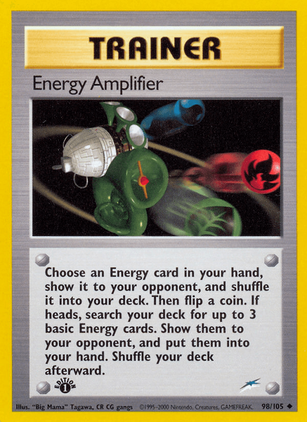 Energy Amplifier 2002 Pokemon Neo Destiny 1st Edition