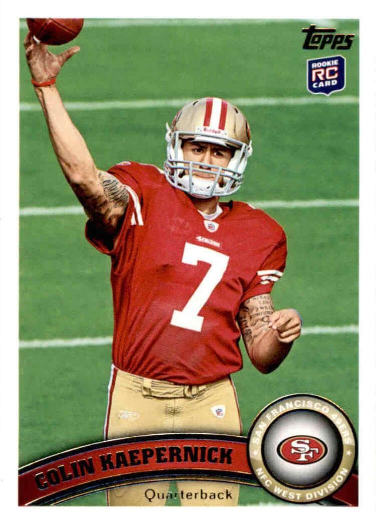 Colin Kaepernick 2011 topps