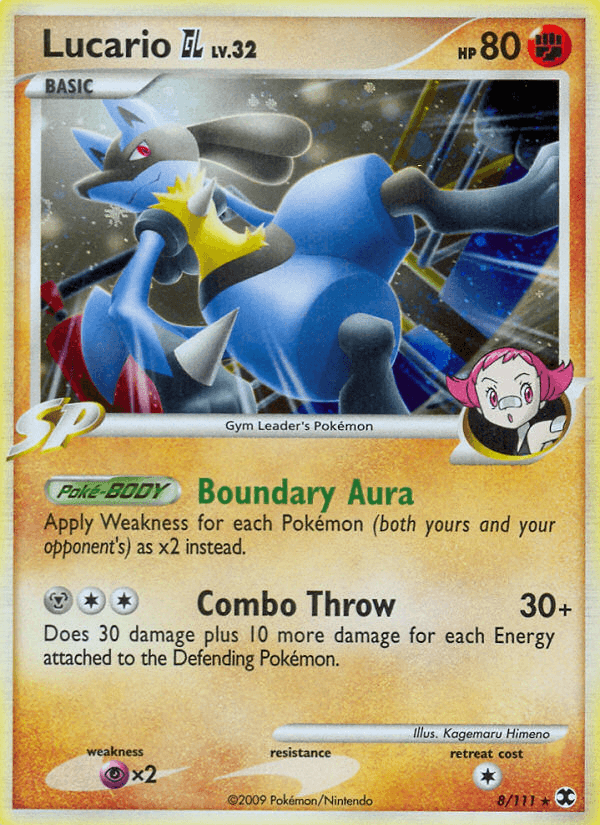 Lucario GL 2009 Pokemon Rising Rivals