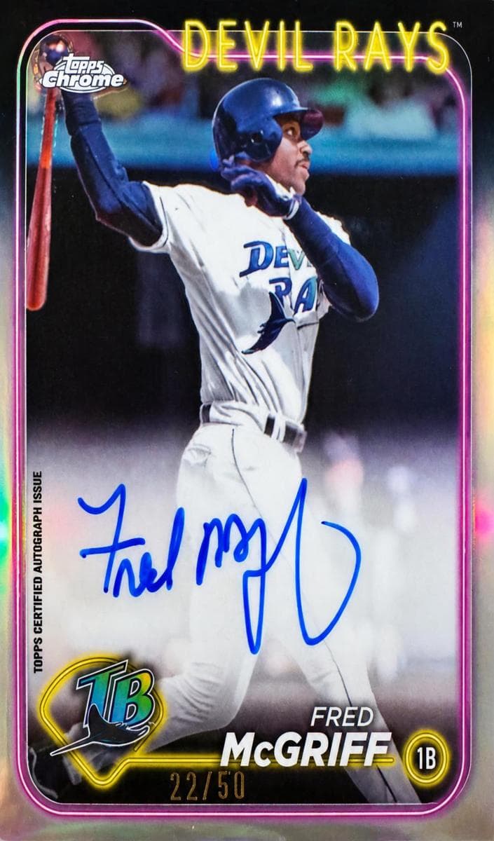 Fred McGriff 2024 topps Topps Chrome