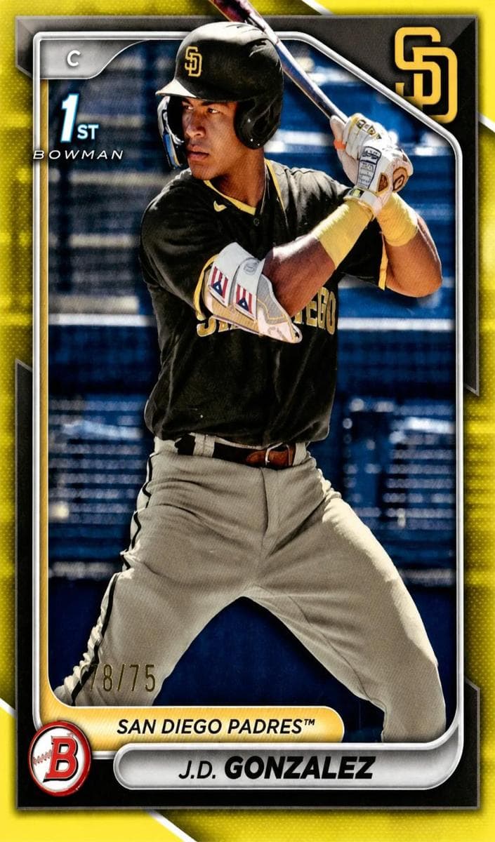 J.D. Gonzalez 2024 bowman Bowman
