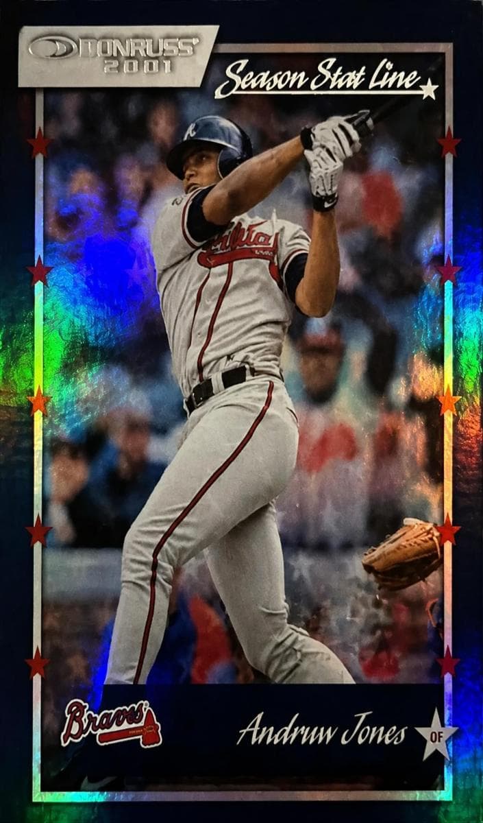 Andruw Jones 2001 panini Donruss