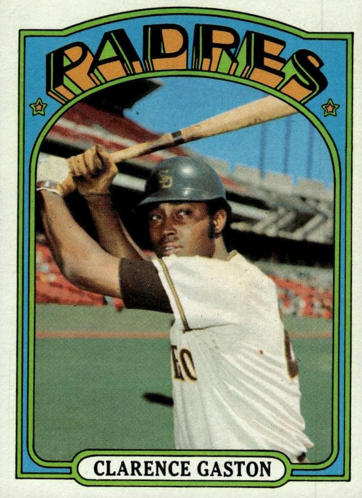 Clarence Gaston 1972 topps Topps