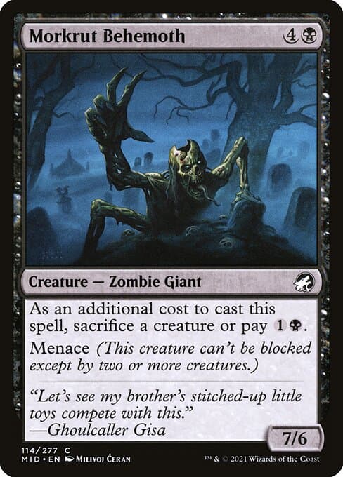 Morkrut Behemoth 2022 Magic: The Gathering Innistrad: Double Feature