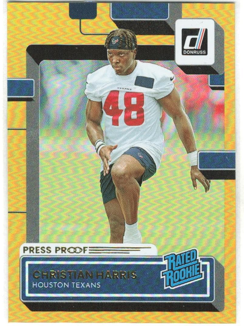 Christian Harris 2022 panini Donruss
