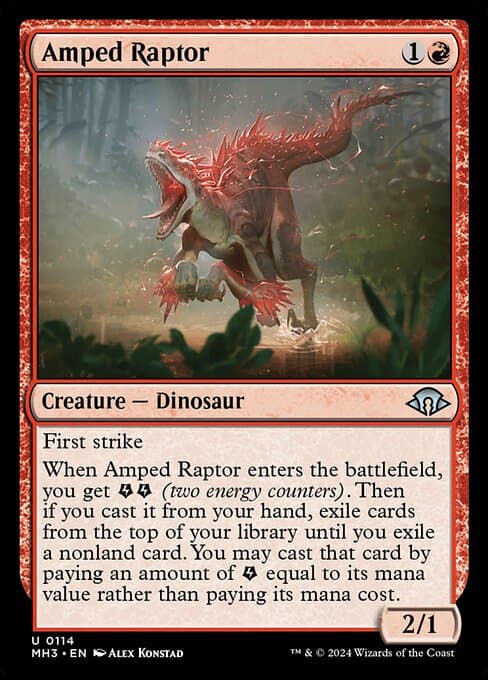 Amped Raptor 2024 Magic: The Gathering Modern Horizons 3