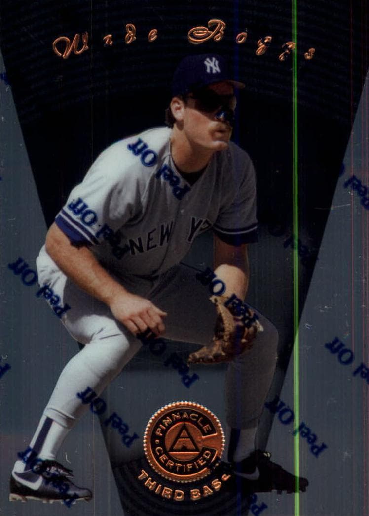 Wade Boggs 1997 panini Pinnacle Totally Certified