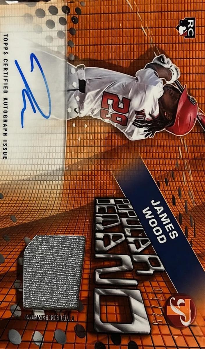 James Wood 2025 topps Topps Pristine