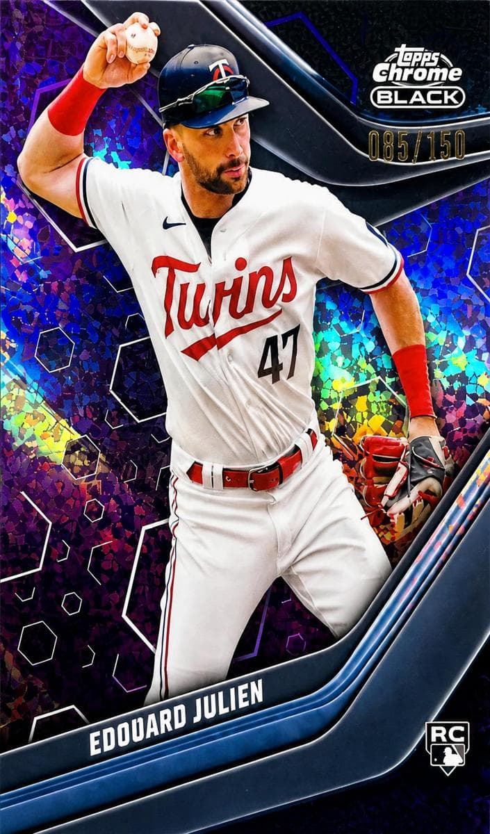 Edouard Julien 2023 topps Topps Chrome Black