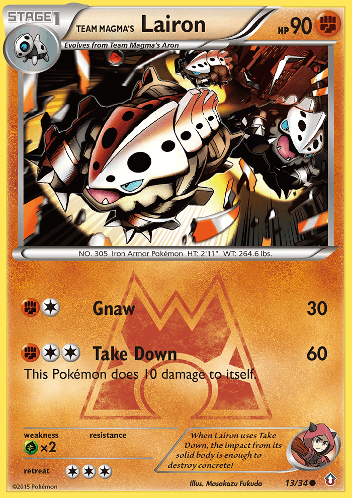 Team Magma's Lairon #13