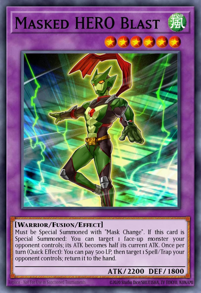 Masked HERO Blast 2020 Yu-Gi-Oh! Toon Chaos