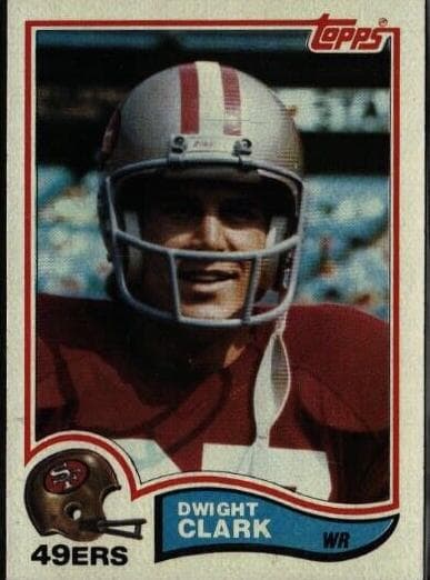 Dwight Clark 1982 topps Topps