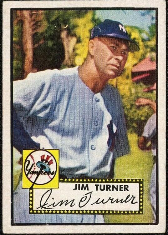Jim Turner 1952 topps