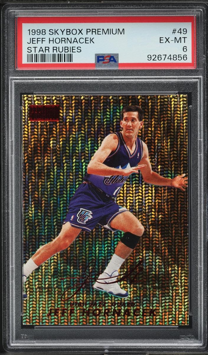 Jeff Hornacek 1998 fleer SkyBox Premium