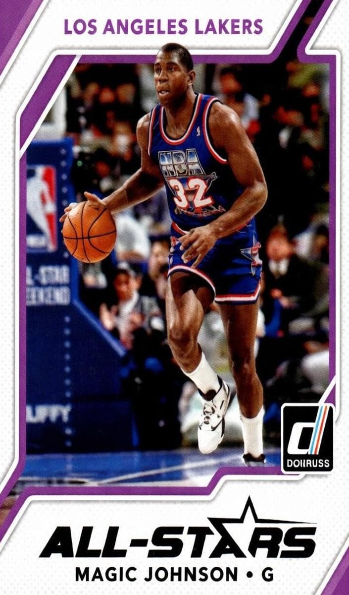 Magic Johnson 2017 panini Donruss Optic