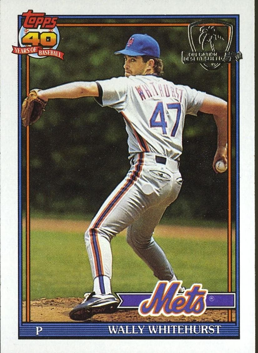 Wally Whitehurst 1991 topps Topps