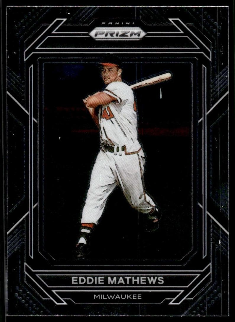 Eddie Mathews 2023 panini Panini Prizm