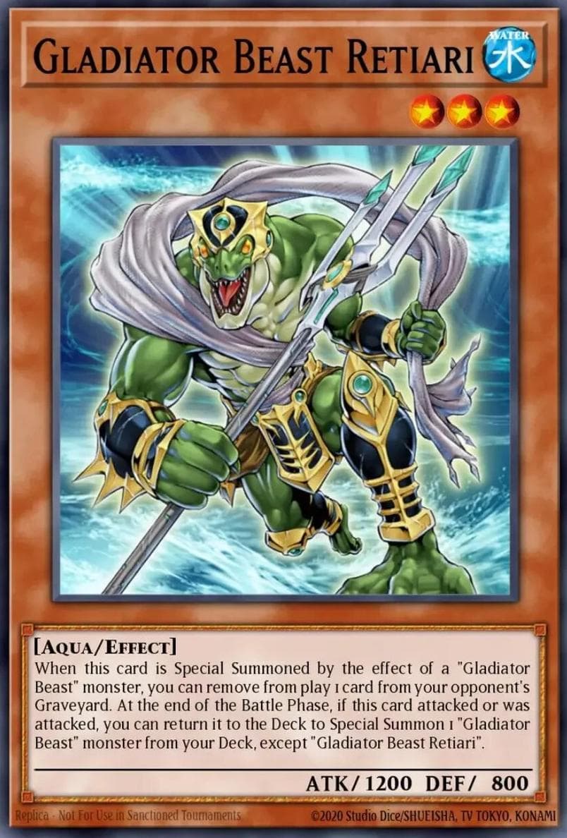 Gladiator Beast Retiari 2025 Yu-Gi-Oh!
