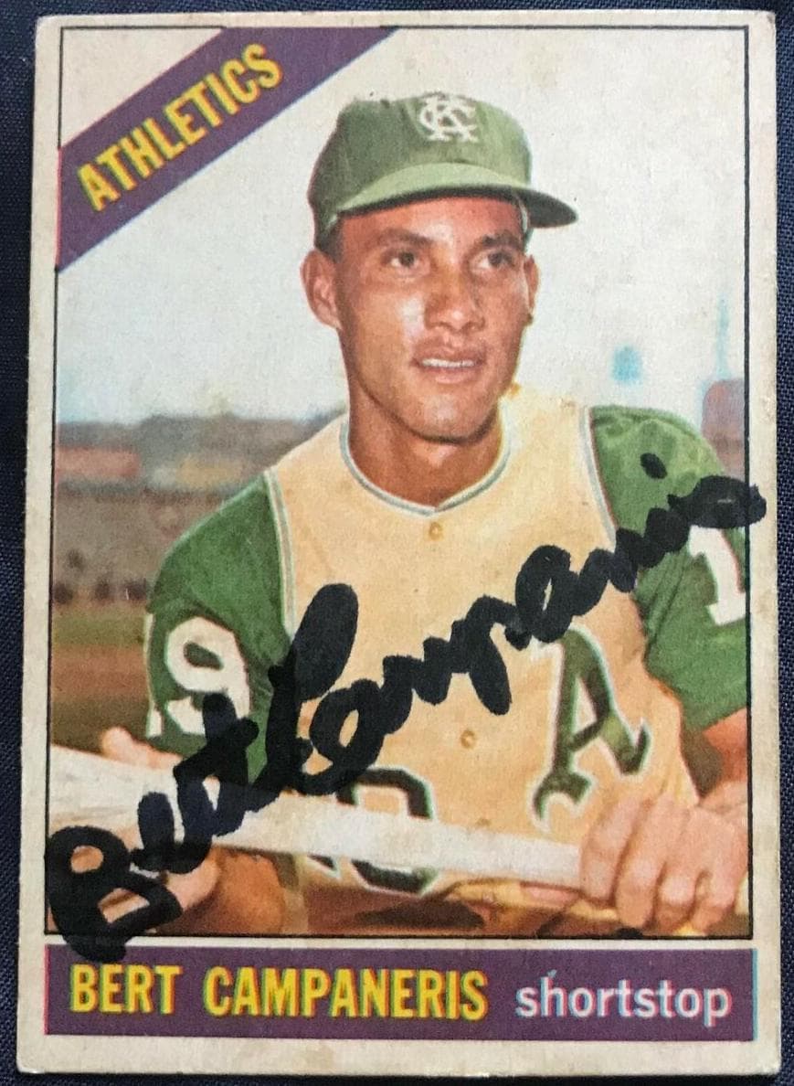 Bert Campaneris 1966 topps Topps Venezuelan