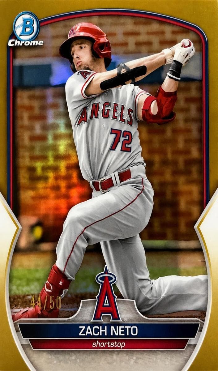 Zach Neto 2023 bowman Bowman