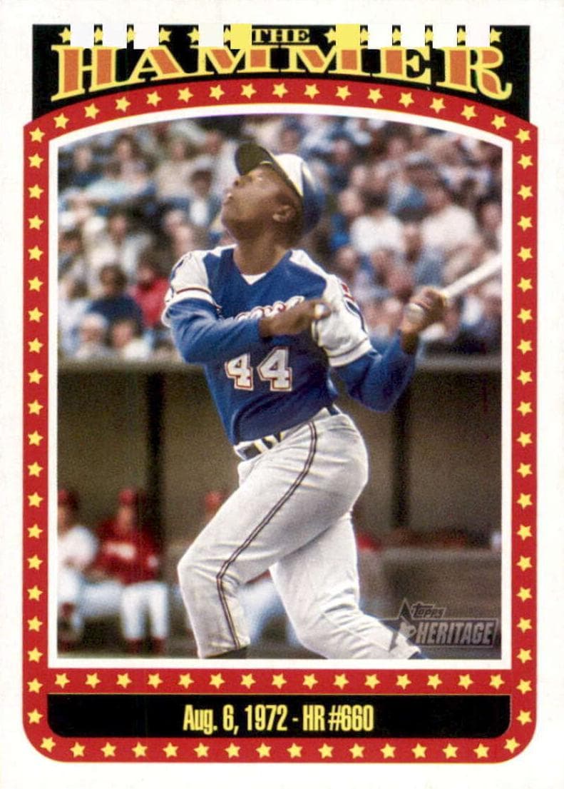 Hank Aaron 2023 topps Topps Heritage