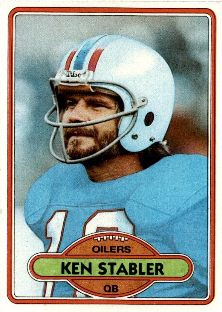 Ken Stabler 1980 topps Topps